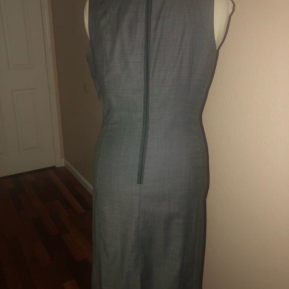 Lafayette 148 Sleeveless Wool Knee Length Dress - Picture 3 of 9